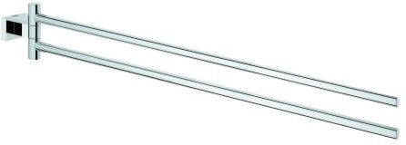 Grohe Essentials Cube Handtuchhalter 40624001 chrom, 2-armig, 439 mm, schwenkbar