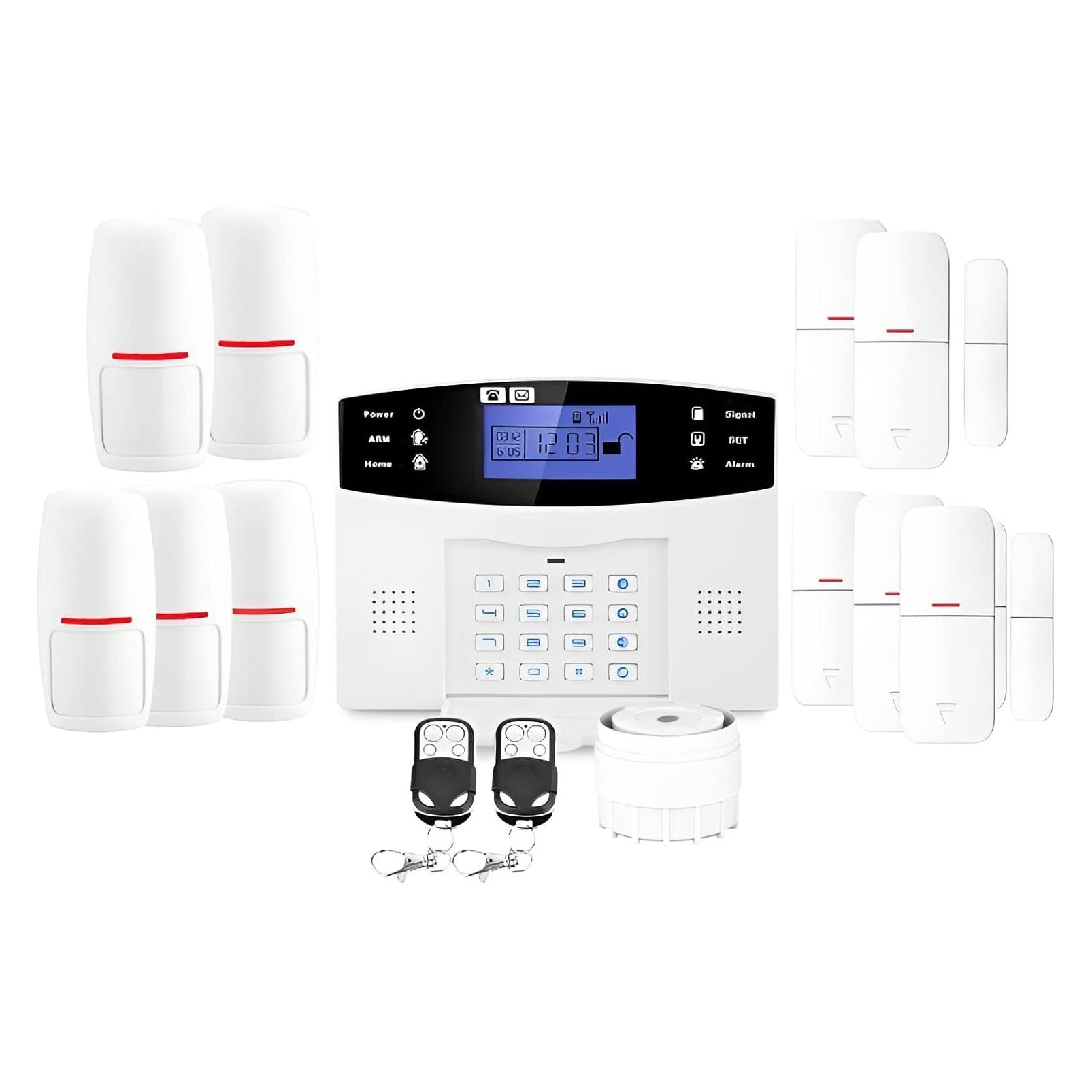 LifeBox Drahtloses Alarmsystem GSM Evolution Kit für Haus- und Umgebungssicherheit (LBXEvolutionx5)