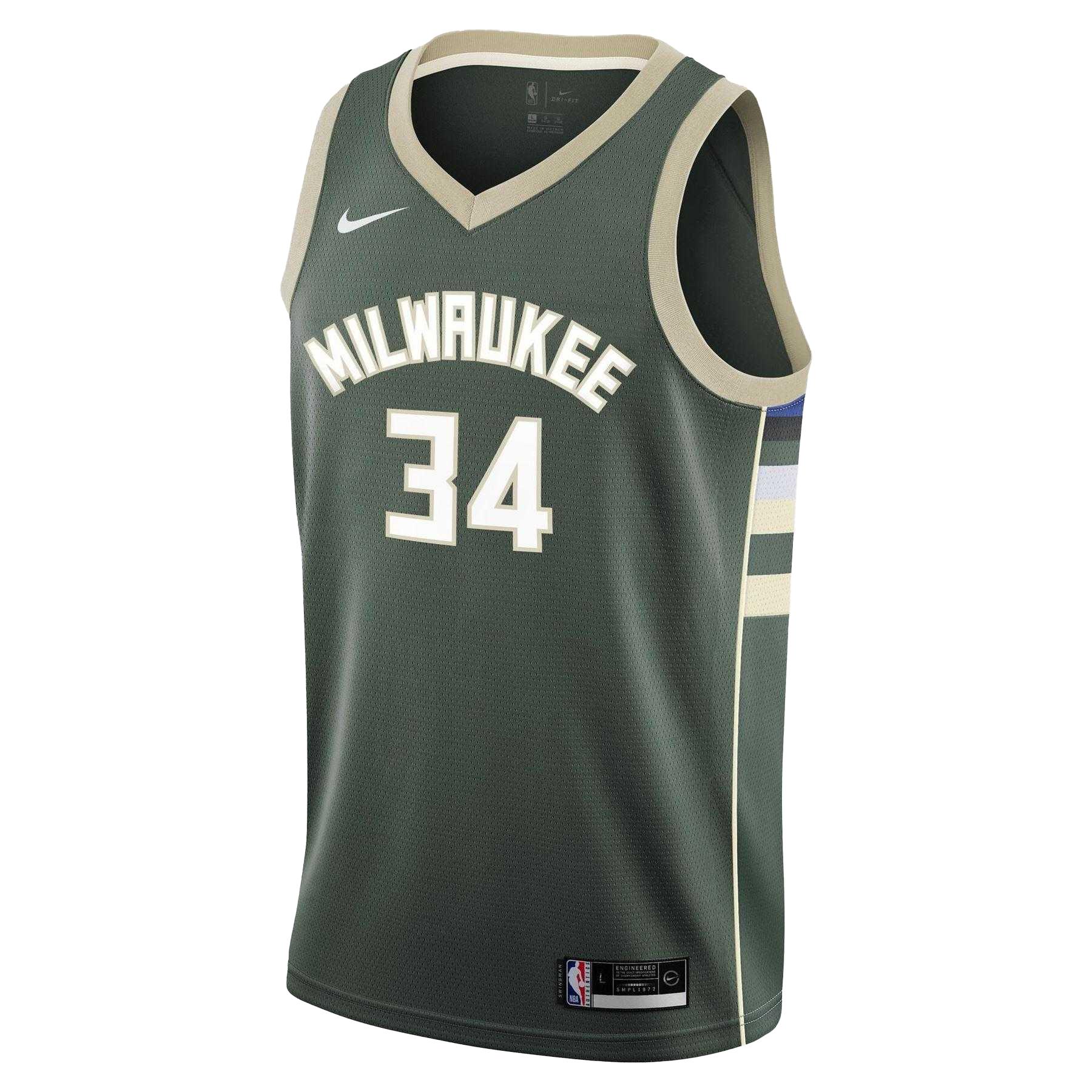 Nike - "Antetokounmpo" Basketball-Trikot für Kinder (Tanne)