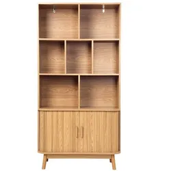 BÜCHERREGAL mit 2 schiebetüren ernest 40/157,5/80 cm