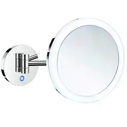 Smedbo OUTLINE - Kosmetikspiegel mit LED-Beleuchtung, PMMA Dual light in Chrom p...