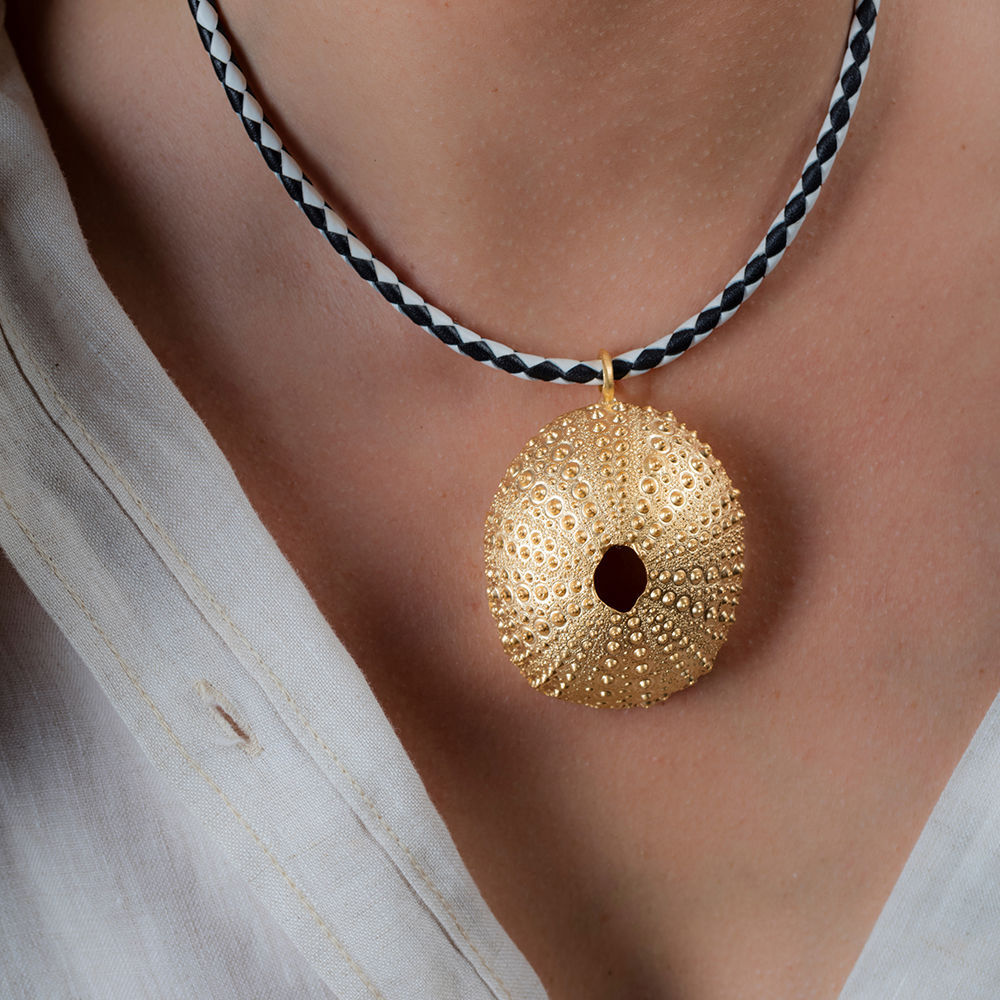Shabama Collier Trenc Luxe Noir & Blanc #or brillant