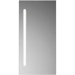 burgbad Lin20 Lichtspiegel mit vertikaler LED-Beleuchtung links, Melamin, 400x26x800mm, SIEG040PN529