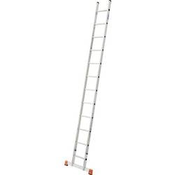 Krause Sibilo 129109 Aluminium Anlegeleiter inkl. Traverse Arbeitshöhe (max.): 4.40 m Aluminium DIN EN 131 5.8 kg
