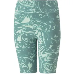 PUMA Power Sommer High-Waist Print Radlerhose Mädchen 84 - adriatic 164