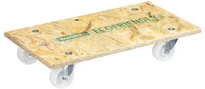 Tierra Garden "Wagner Eco-Friendly Moving Dolly with Solid Rubber Wheels, 23"" x 12"", Supports up to 550 lbs - 22.6x11.8x4.3"