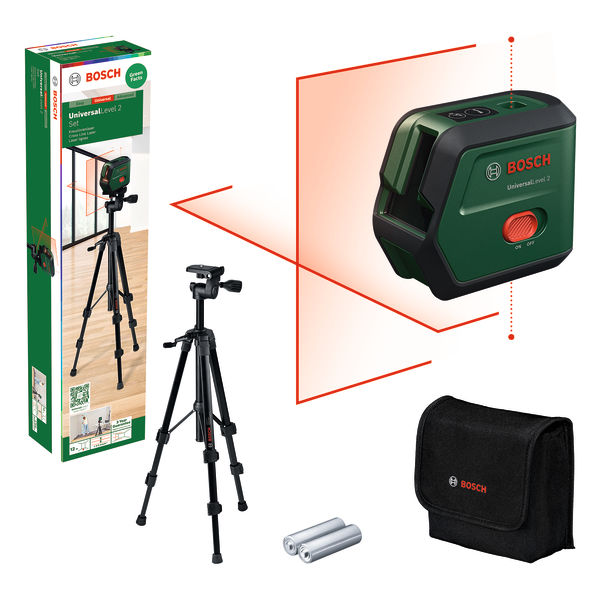 Bosch Kreuzlinien-Laser UniversalLevel 2 Set 0603663F01