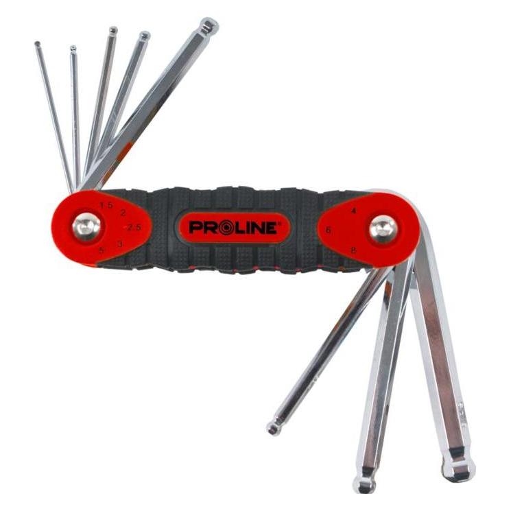 Proline Pro-Line Sechskantschlüsselsatz multifunktional 1,5-8mm mit Kugel 8tlg. (48378) (48378)