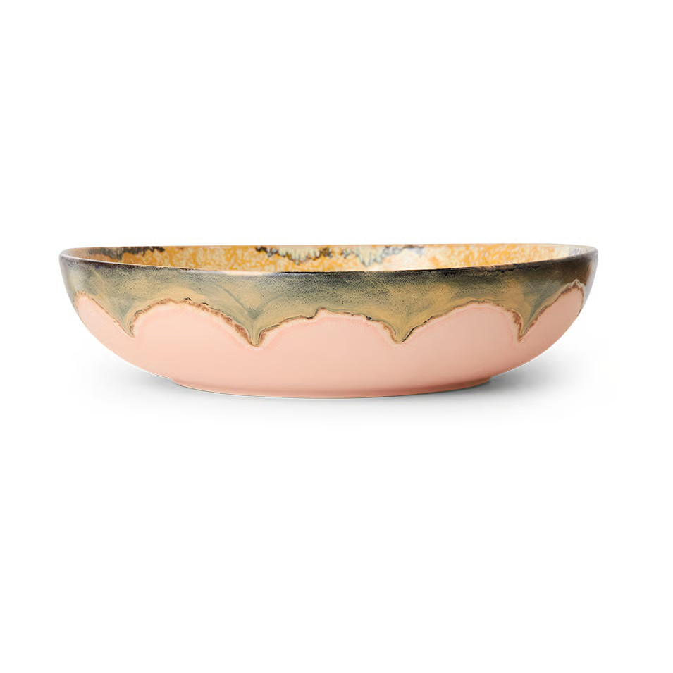 HKliving 70's saladeschaal Sunflower Ø33 cm