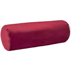 NACKENROLLENHÜLLE Samt&Sonders karmin-rot 40/15 cm