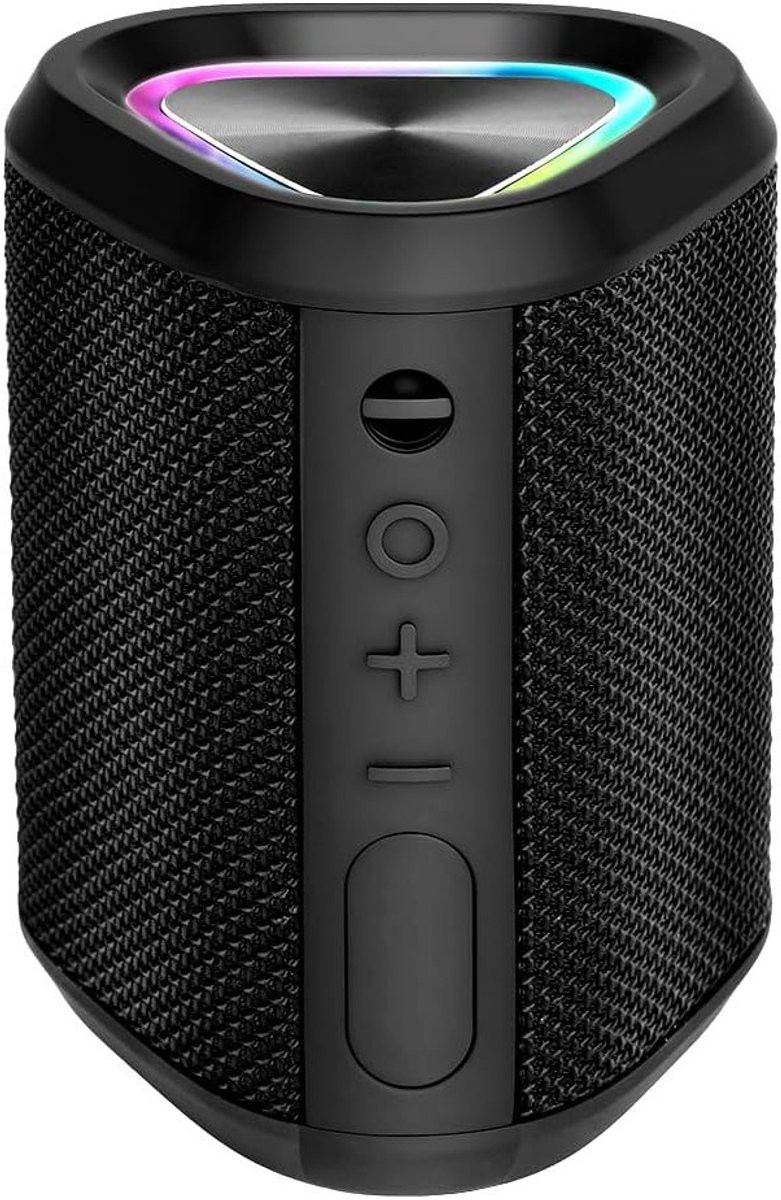 Draagbare waterdichte Bluetooth-luidspreker met RGB-verlichting en 20W stereogeluid