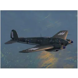 ICM He 111H-3 WWII German Bomber (100% new molds)