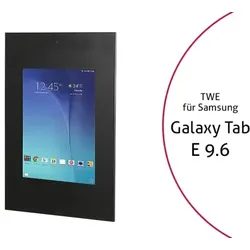 TabLines TWE030B Tablet Wandeinbau für Samsung Tab E 9.6 DS, schwarz