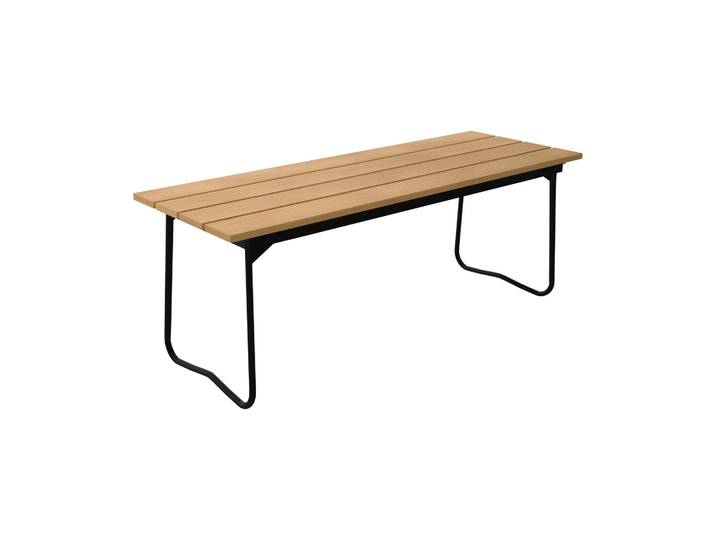 Grythyttan Stålmöbler Banc 8 Structure en chêne huilé et acier noir