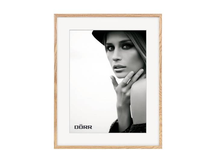 Bilderrahmen DÖRR Slim, 40 x 50 cm , braun (hellbraun), B:40cm H:50cm, Bilderrahmen, Bilderrahmen