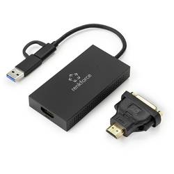 Renkforce Externe Grafikkarte DDR3-RAM USB-A, USB-C® (USB 3.2 Gen 1), HDMI®, DVI RF-4715072