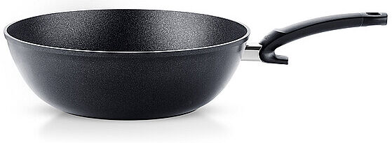 FISSLER Wok-Pfanne 30cm/5,2l ADAMANT Antihaft/Schwarz schwarz EG