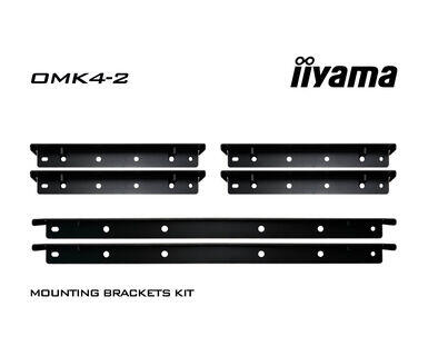 iiyama OMK4-2 - Montagekomponente (4 Halterungen) TF49/55/6539UH Displays
