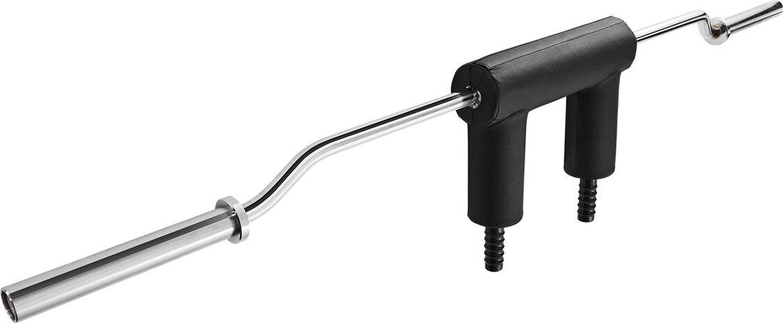 Sicherheits-Kniebeugestange, 1.500 lbs Fitness-Kniebeugestange, Sicherheits-Kniebeugestangenaufsatz mit Schulter- und Armpolstern, Hantelstange mit 32 mm Durchmesser, ideal für Frontkniebeugen, Ausfallschritte, Reha und Physiotherapie