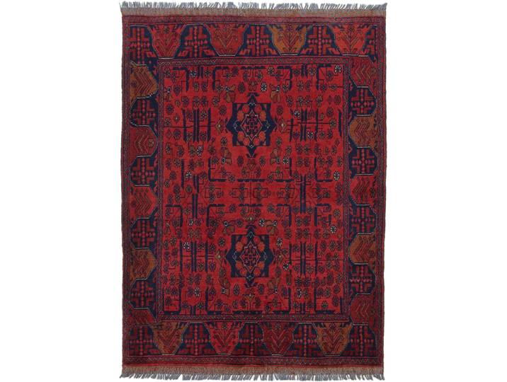 Khal Mohammadi Teppich 104x151 Handgeknüpft Orientteppich Wolle