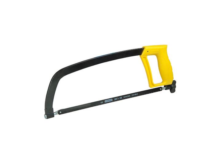 Bügelsäge STANLEY Metall 300 mm , schwarz (schwarz, gelb), L:30cm, Kunststoff, Stahl, Handsägen, Bügelsäge