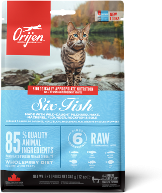 Orijen Dry 6 Fish Cat & Kitten 340g