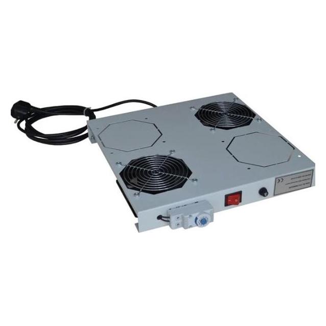 Legrand EVO Decken-Lüftungsgerät für Ständer-Verteiler, 2x Ventilator + THERMOSTAT (HALLEGEC2V)