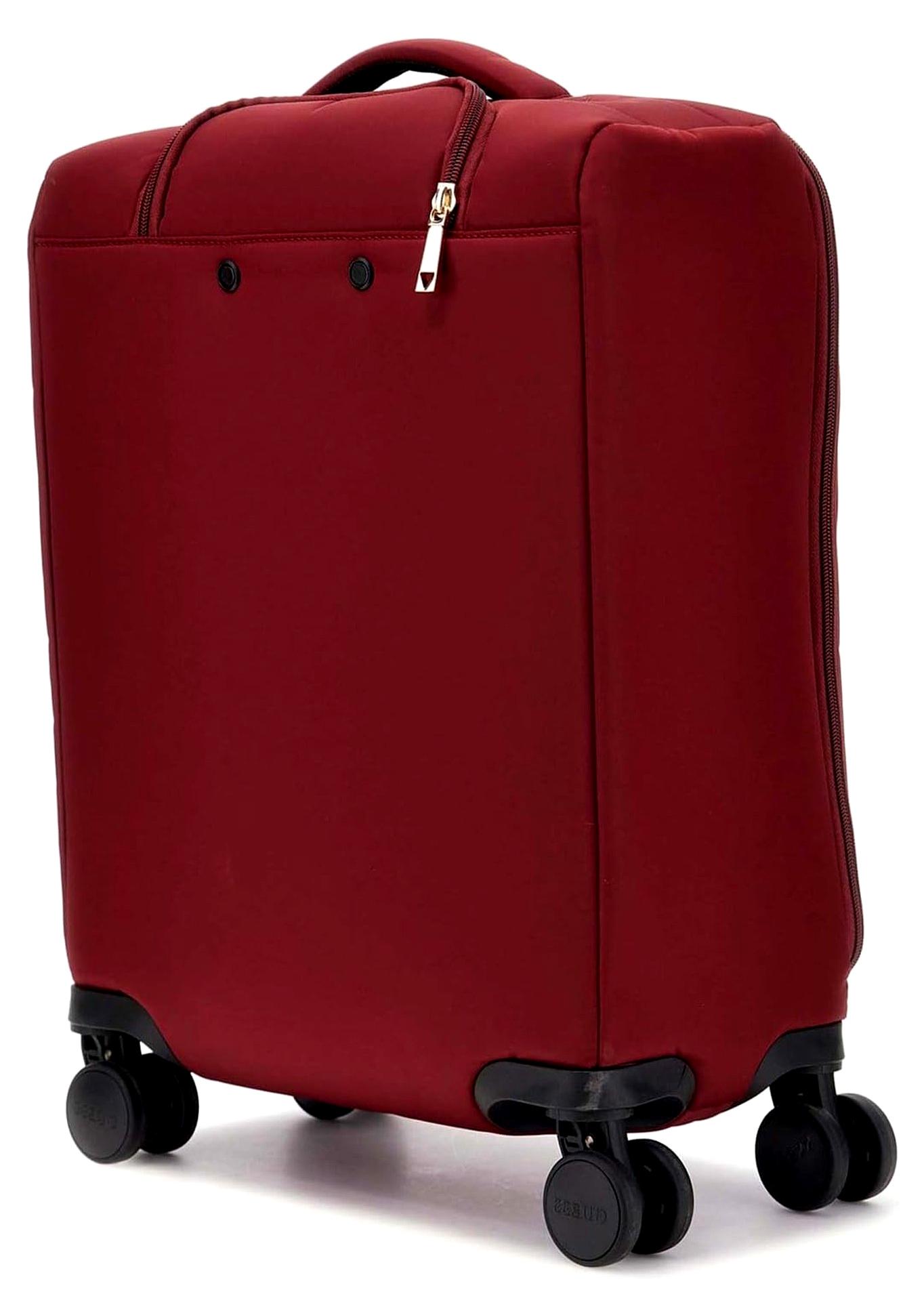 Trolley Follie 18 Zoll 8-Rollen Dunkelrot 52 cm