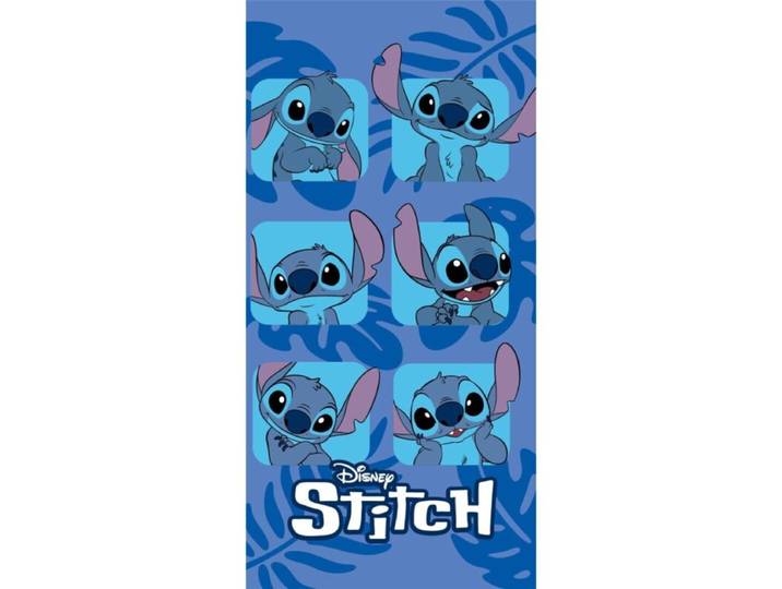 Lilo en Stitch Strandlaken Zes Portretten - 70 x 140 cm - Polyester