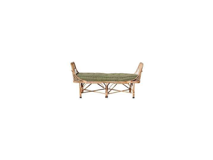 Banquette en rotin vert pistacia, 3 places - Chehoma, Pistacia -