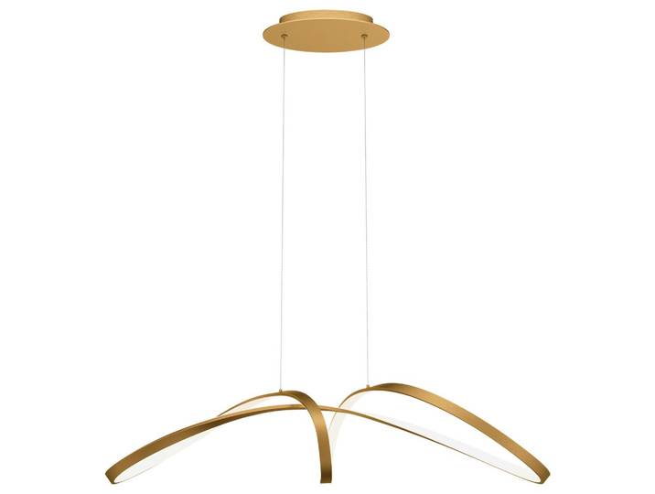 Pendelleuchte Curve Goldfarben max. 42 Watt
