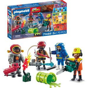 playmobil Spielset CITY ACTION 71468, ab 4 Jahre, My Figures - Feuerwehr, 70 Teile