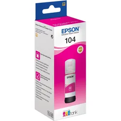 Epson Original EcoTank 104 Nachfülltinte - magenta (C13T00P340)