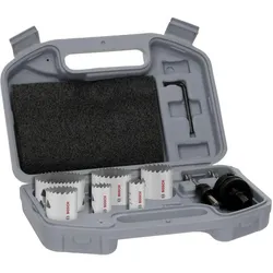 Bosch Professional Zubehör, Lochsäge, Multi Material Lochsägen-Set, 20/25/32/38/51/64 mm, 9-tlg. (20 mm, 25 mm, 32 mm, 38 mm, 51 mm, 64 mm)