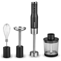 Homend Artfood 1925h Stabmixer-Set Schwarz
