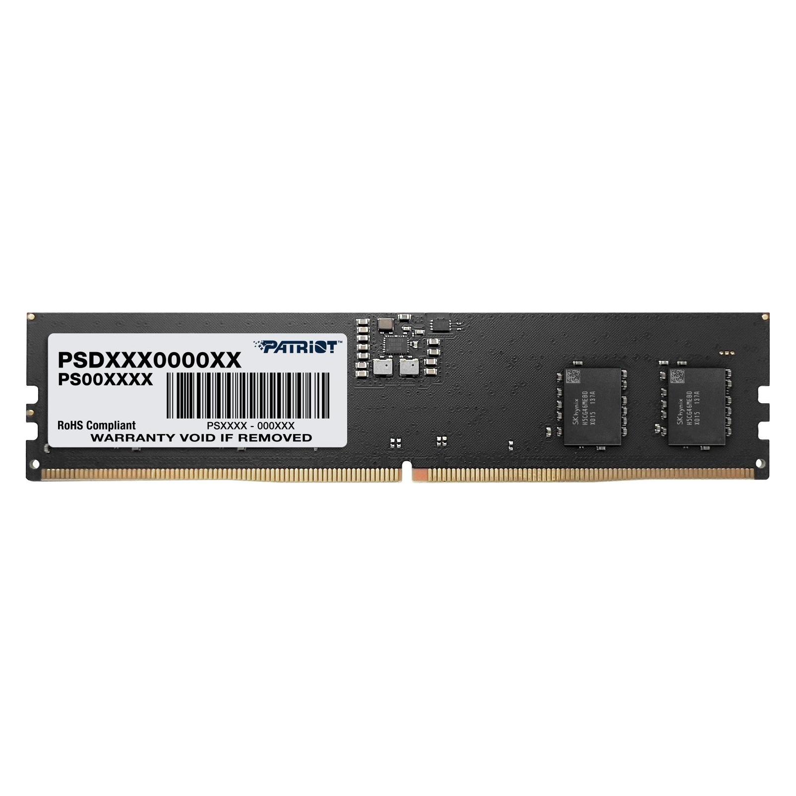Patriot MEMORY DIMM 8GB DDR5-5600/PSD58G560081 (1 x 8GB, 5600 MHz, DDR5-RAM) (PSD58G560081)