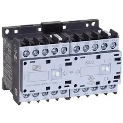 Weg CWCI012-10-30C03 Reversing contactor 6 makers 5.5 kW 24 V DC 12 A + auxiliary contact 1 pc(s), Relais