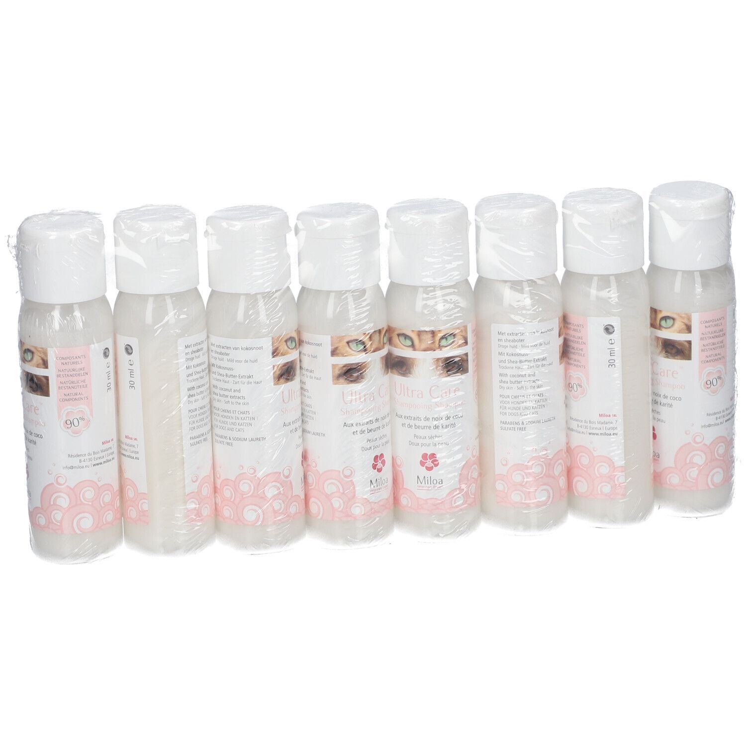 Miloa Ultra Care 8x30 ml Shampoo