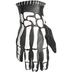 John Doe Skeletor, Handschuhe - Schwarz/Weiß - 3XL