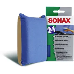 Sonax ScheibenSchwamm 2in1 mit Antibeschlag Wirkung