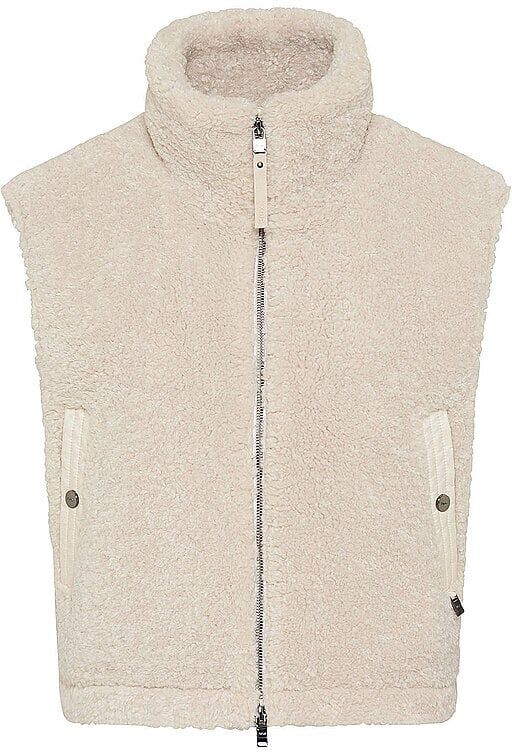 BRAX GIlet in Felloptik YUNA beige   44 44