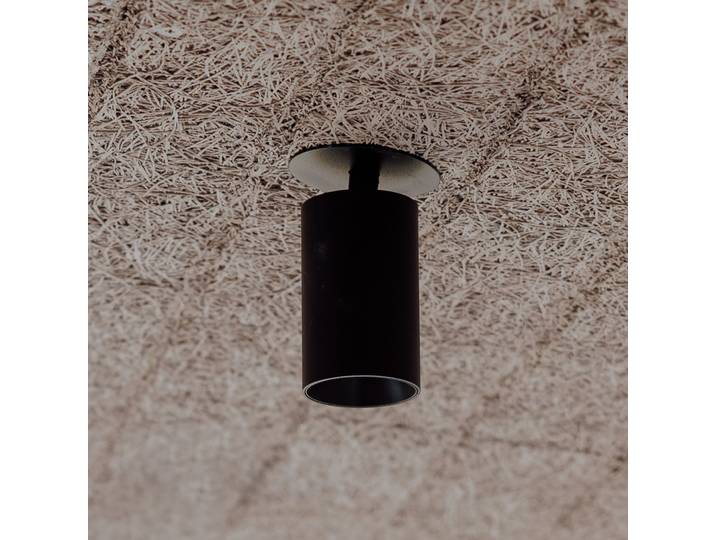 SpotOn Semi Schwenkbarer Halbeinbau-Spot, schwarz – Antidark - Wohnzimmer - Aluminium
