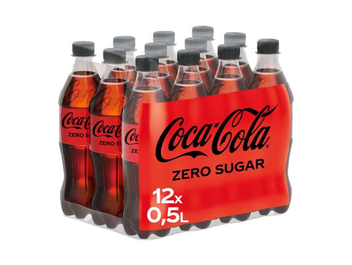 Coca-Cola Zero Sugar Cola - 12 x 500 ml