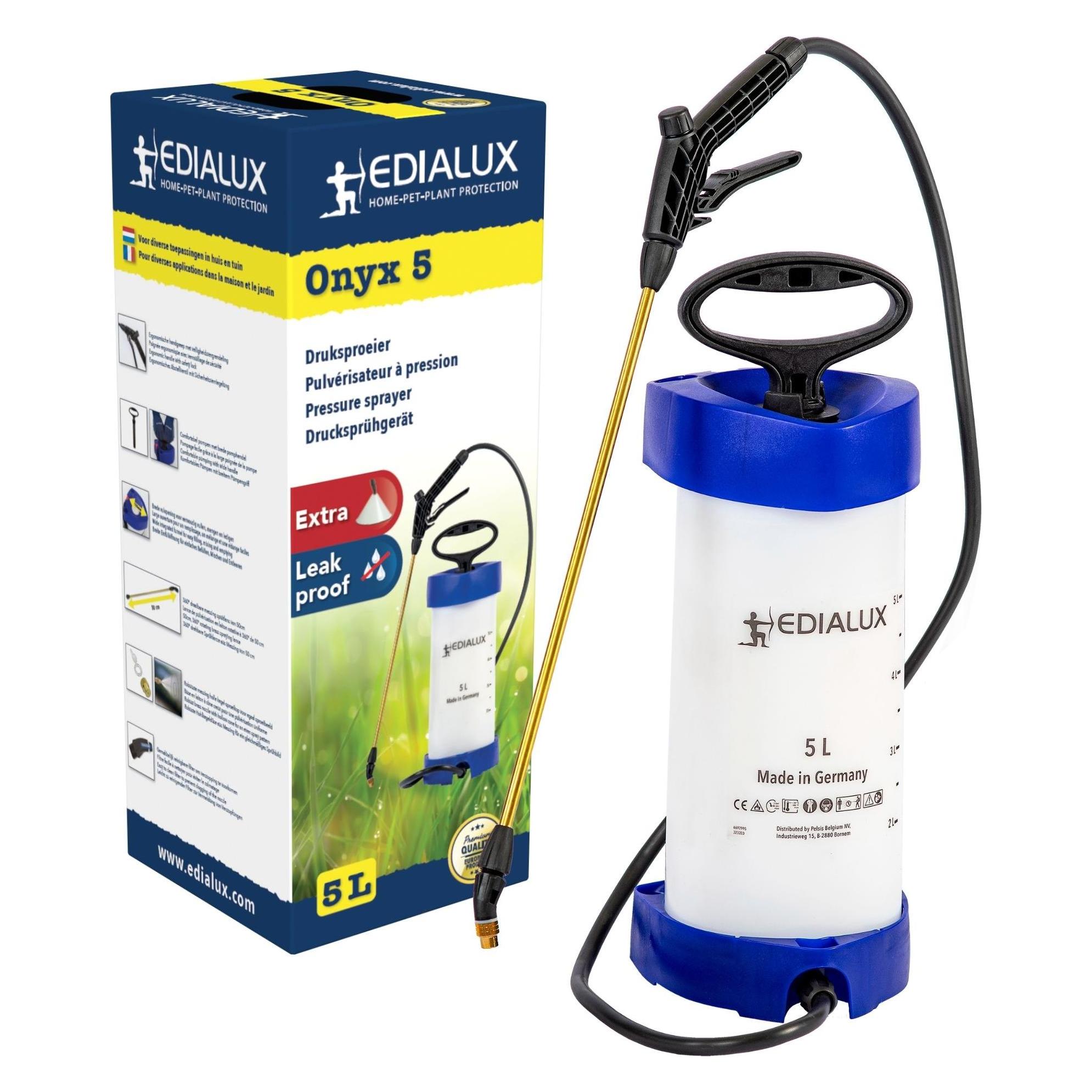 Edialux Druckspr?her Onyx mit Spr?hkappe, 5L (5 l) (EDX-SPRONYX5)