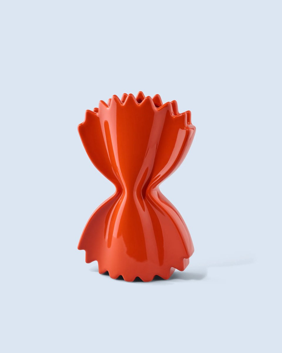 Fluid Market Vaas Pasta Rood Keramiek Limited Edition