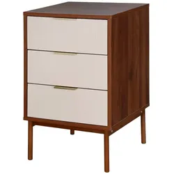 Kommode  Nanno , beige , Maße (cm): B: 40 H: 65 T: 41.5