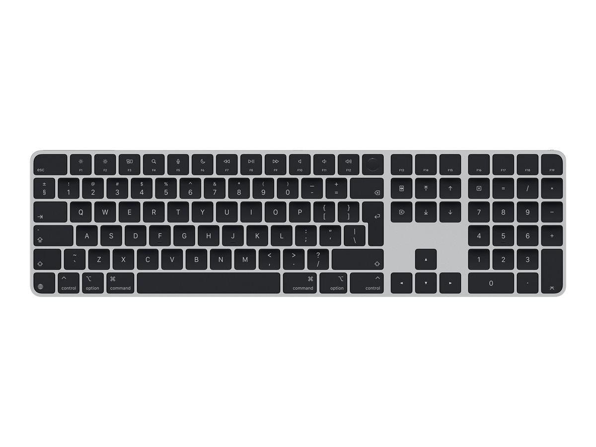 Apple Magic Keyboard mit Touch ID und Ziffernblock Schwarz MXK83Z/A engl. International Layout