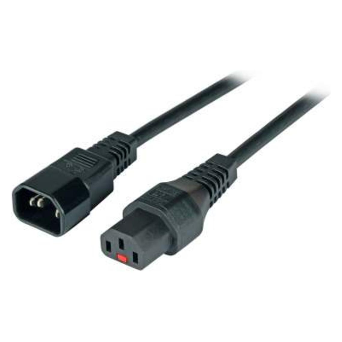 EFB Elektronik EFB Kaltgeräteverl. C14 180°-C13 180°,IEC Lock,2.0m,3x1.00mm (2 m) (EK601SW.2)