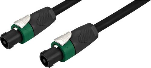 Monacor Lautsprecher Kabel 4 x 2.5mm² 5m Schwarz
