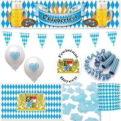 Oktoberfest Partyset Dekoration Wiesn Party Deko Set